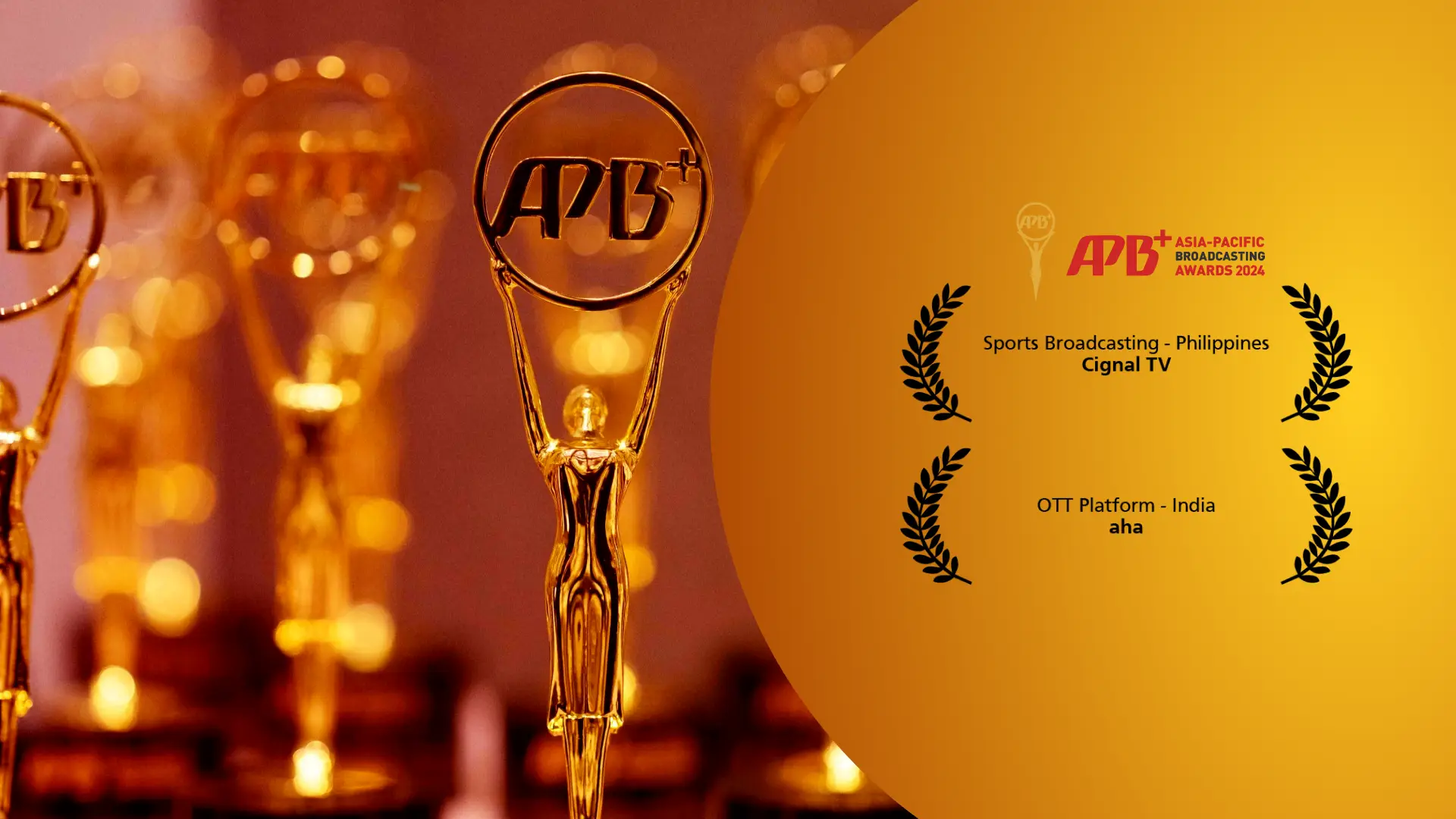 Repeat performance: aha, Cignal TV win big in APB+ awards for second straight year